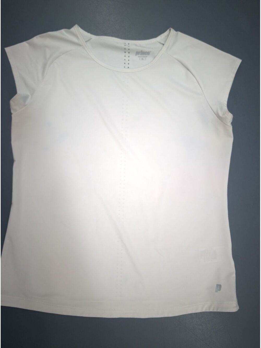 Prince White Performance Tennis T-Shirt Size XL